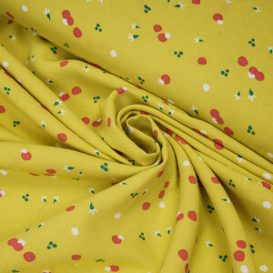 VISCOSE LITTLE SPOTS LEMON