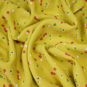 VISCOSE LITTLE SPOTS LEMON