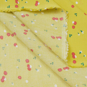 VISCOSE LITTLE SPOTS LEMON