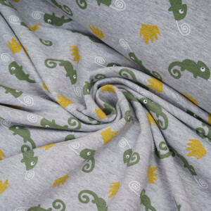 FRENCH TERRY CHAMELEON GREY MELANGE