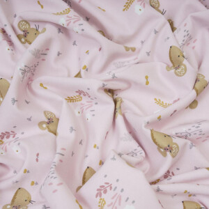 JERSEY MOUSE AND PETALS ROSE