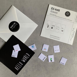 WOVEN LABEL #MEHRETIKETTE (8pc) KIDS SPECIAL