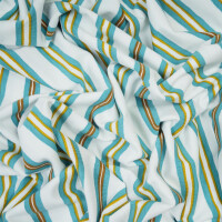 JERSEY MULTI STRIPES OFFWHITE/SKY BLUE