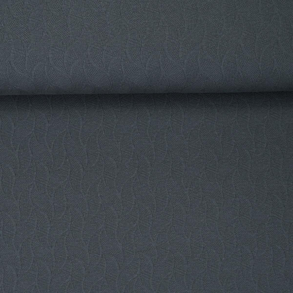 ORGANIC JACQUARD LEAF CALM GREY