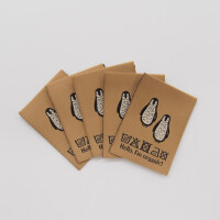 WOVEN LABEL PENGUINS TOFFEE (5 pcs)