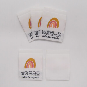 WOVEN LABEL RAINBOW (5 pcs)