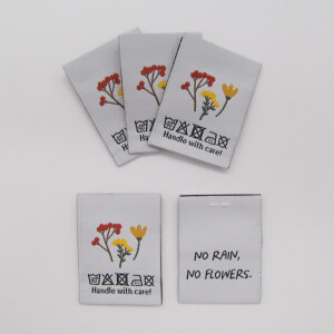 WOVEN LABEL FALL FLORAL (5 pcs)