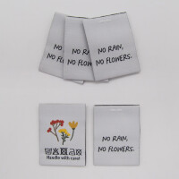 WOVEN LABEL FALL FLORAL (5 pcs)