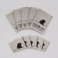 WOVEN LABEL SET HEDGEDOG (10 pcs)