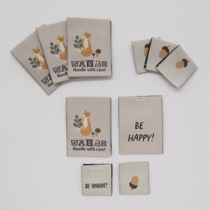 WOVEN LABEL SET FOREST (10 pcs)