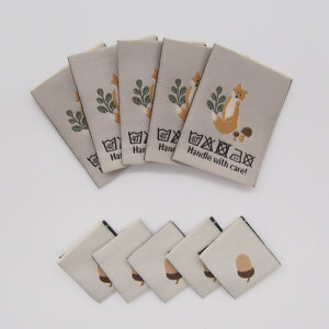 WOVEN LABEL SET FOREST (10 pcs)