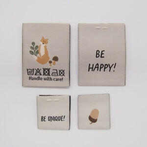 WOVEN LABEL SET FOREST (10 pcs)