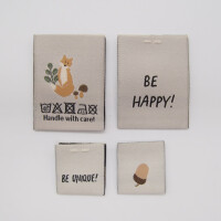 WOVEN LABEL SET FOREST (10 pcs)