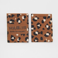 WOVEN LABEL LEO TOFFEE  (5 pcs)
