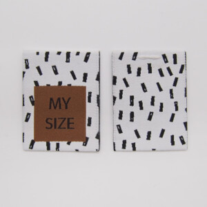 WOVEN LABEL MY SIZE (5 pcs)