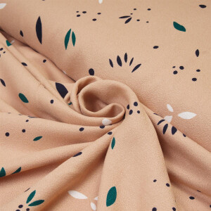 VISCOSE CREPE PETALS ROSE
