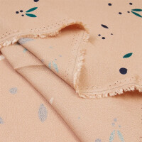VISCOSE CREPE PETALS ROSE