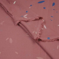 VISCOSE CREPE PETALS ROSEWOOD