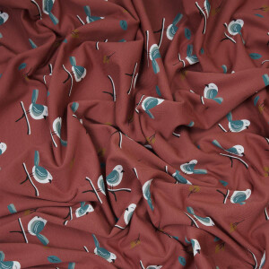 JERSEY BIRDS ON TWIGS TERRACOTTA