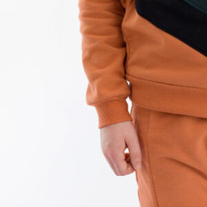 FRENCH TERRY AUTUMN LEAF BROWN