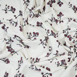 ORGANIC JERSEY ROWAN TWIGS CREME