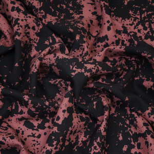 VISCOSE FLORAL SHADE ROSEWOOD
