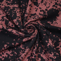 VISCOSE FLORAL SHADE ROSEWOOD