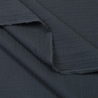 ORGANIC DOUBLE GAUZE BASIC DARK GREY