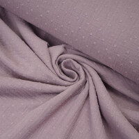 ORGANIC DOUBLE GAUZE PLUMETI LAVENDER