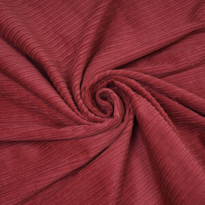 CORDUROY HIGH-LOW RUMBA RED