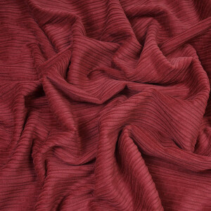CORDUROY HIGH-LOW RUMBA RED
