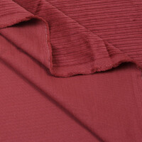 CORDUROY HIGH-LOW RUMBA RED