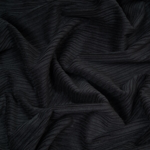 CORDUROY HIGH-LOW BLACK
