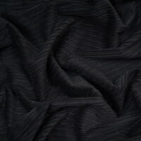 CORDUROY HIGH-LOW BLACK