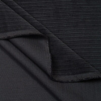CORDUROY HIGH-LOW BLACK