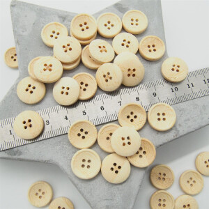 BAMBOO BUTTON NATURE 15 mm
