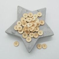 BAMBOO BUTTON NATURE 15 mm