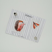 IRON ON SET HEDGEHOG