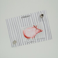 IRON ON PIG
