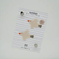 EMBROIDERED SET BIRDS