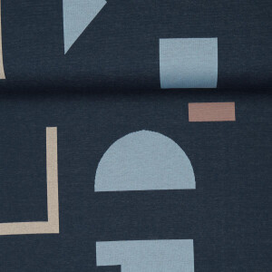 ORGANIC JACQUARD ELEMENTS INDIGO NIGHT