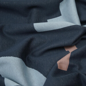 ORGANIC JACQUARD ELEMENTS INDIGO NIGHT