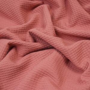 ORGANIC WAFFLE BRAIDED MARSALA ROSE