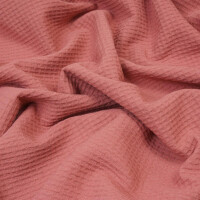 ORGANIC WAFFLE BRAIDED MARSALA ROSE