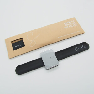 MAGNETIC BRACELET PIN HOLDER BLACK