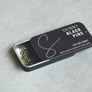 SKINNY BLACK PINS 100 pc