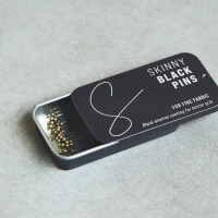 SKINNY BLACK PINS 100 pc