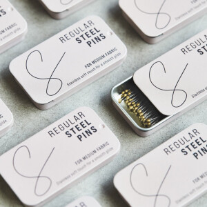 REGULAR STEEL PINS 100 pc