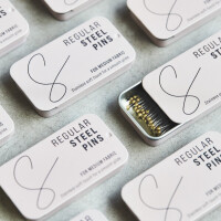 REGULAR STEEL PINS 100 pc