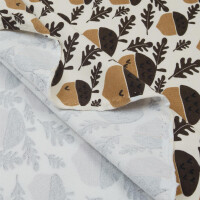 ORGANIC FRENCH TERRY ACORN MOCCA